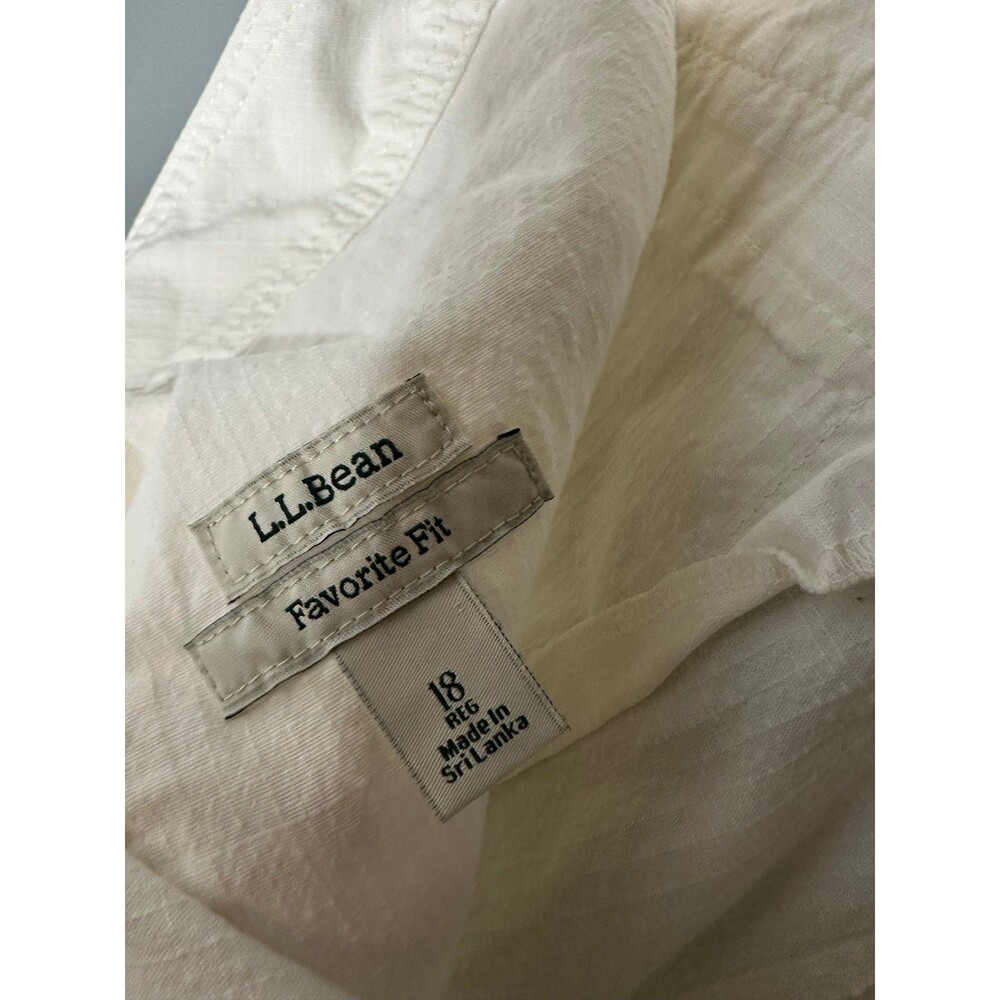 ll bean women's favorite fit rip stop pants - Picture 4 of 5